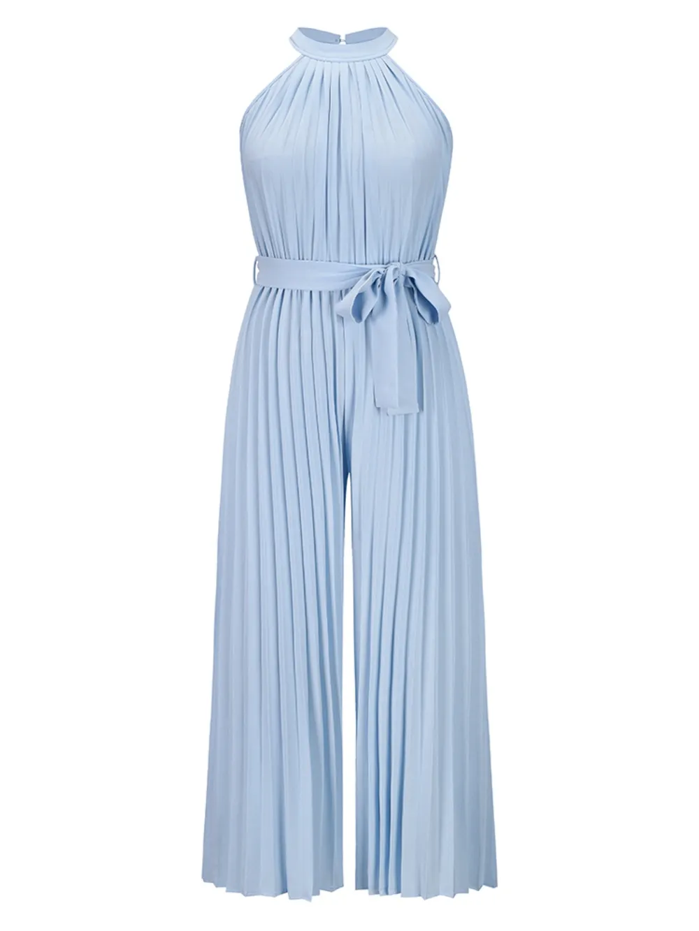 Cutout Tied Pleated Sleeveless Jumpsuit, image 10