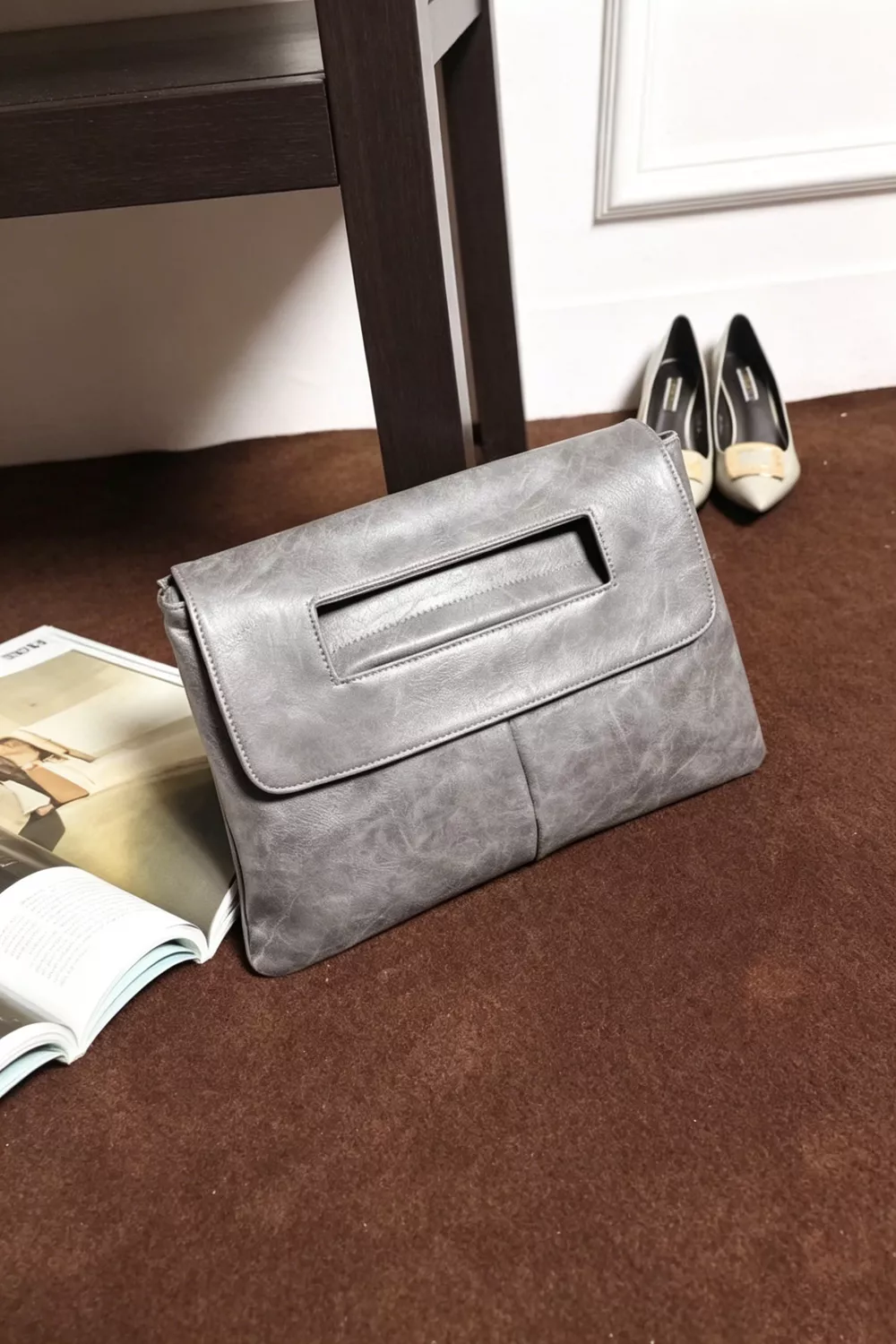 Vintage Style Envelope Clutch, image 5