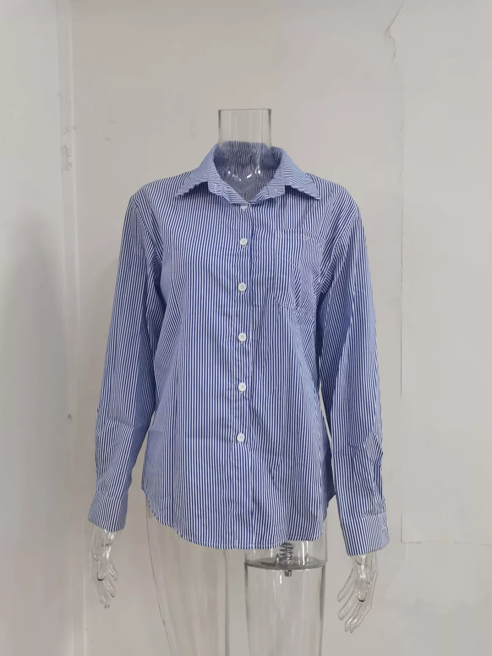 Striped Button-Down Relaxed Fit Shirt, image 5