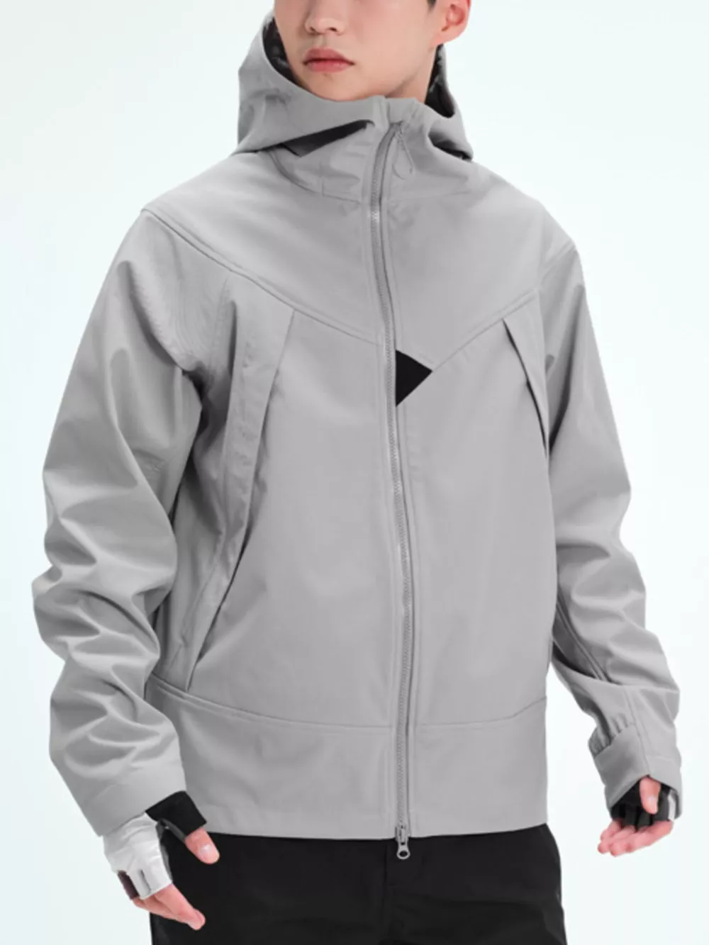 Men's Full Size Zip Up Long Sleeve Hooded Jacket Plus Size, image 3