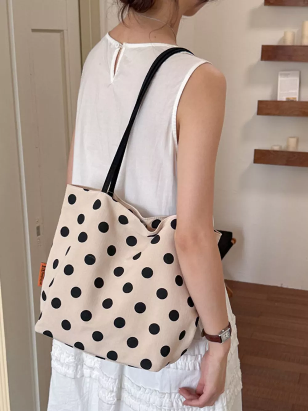 Polka Dot Shoulder Bag, image 8