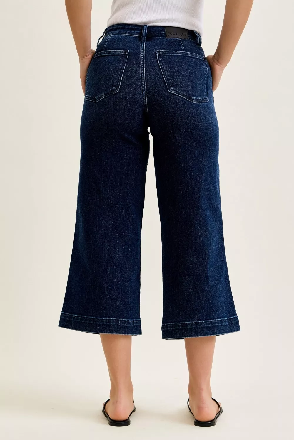 High Waist Ankle Wide Jeans, image 6
