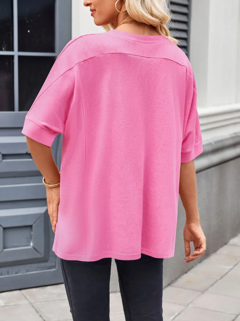 Round Neck Half Sleeve T-Shirt, image 14