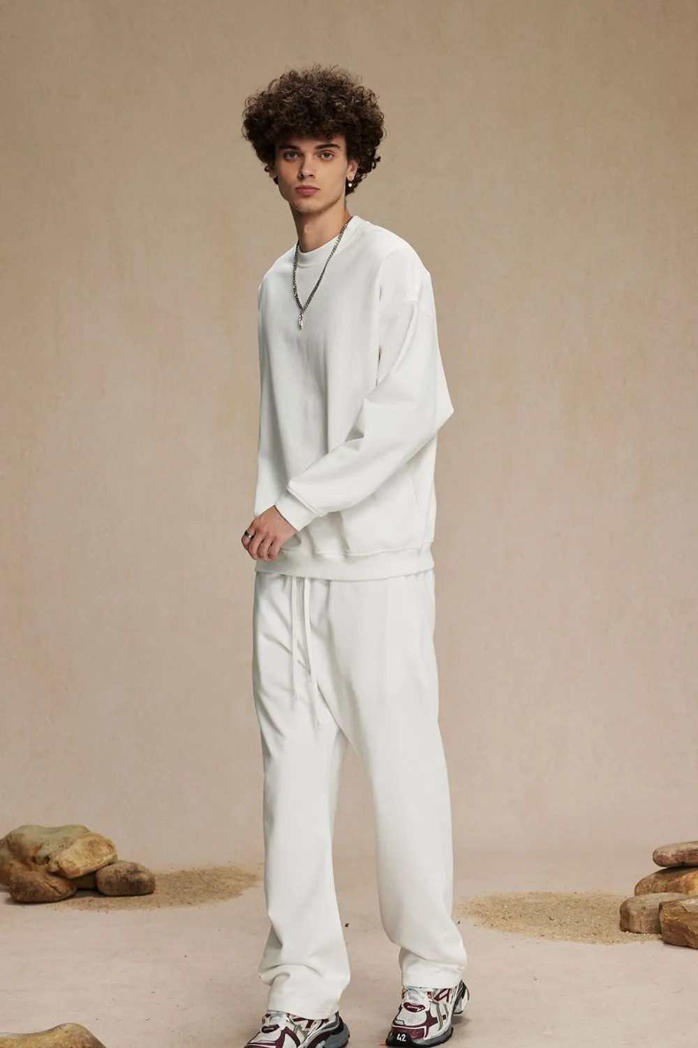 Men's Round Neck Long Sleeve Sweatshirt, image 16