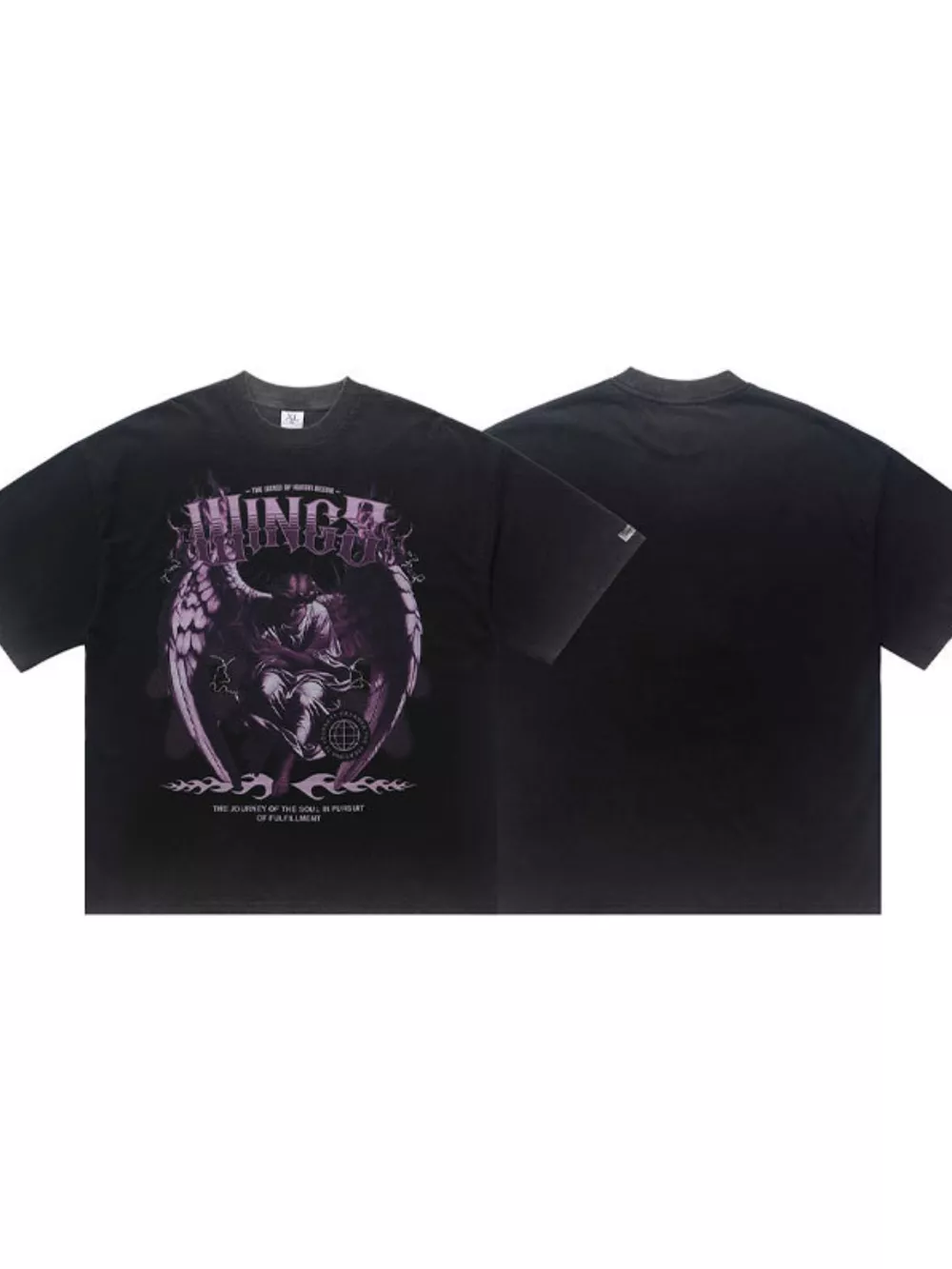 Men's Graphic Short Sleeve Oversized T-Shirt, image 5