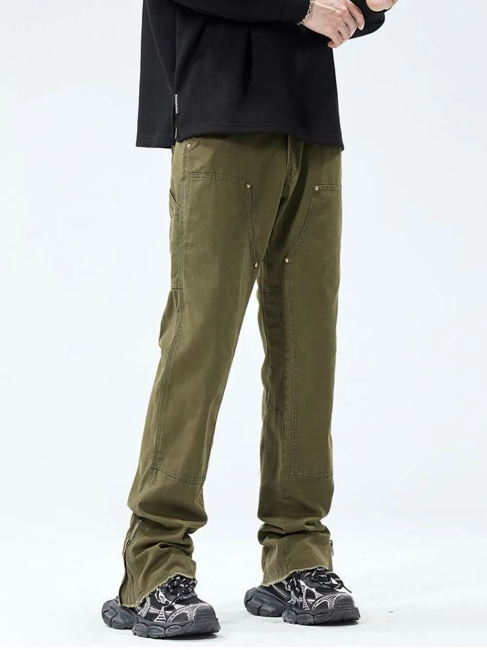 Men's Wide Leg Jeans, image 4