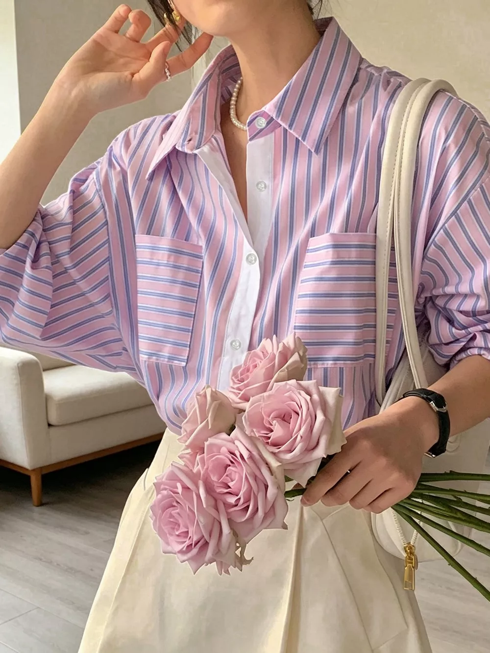 Striped Button-Down Shirt, image 9