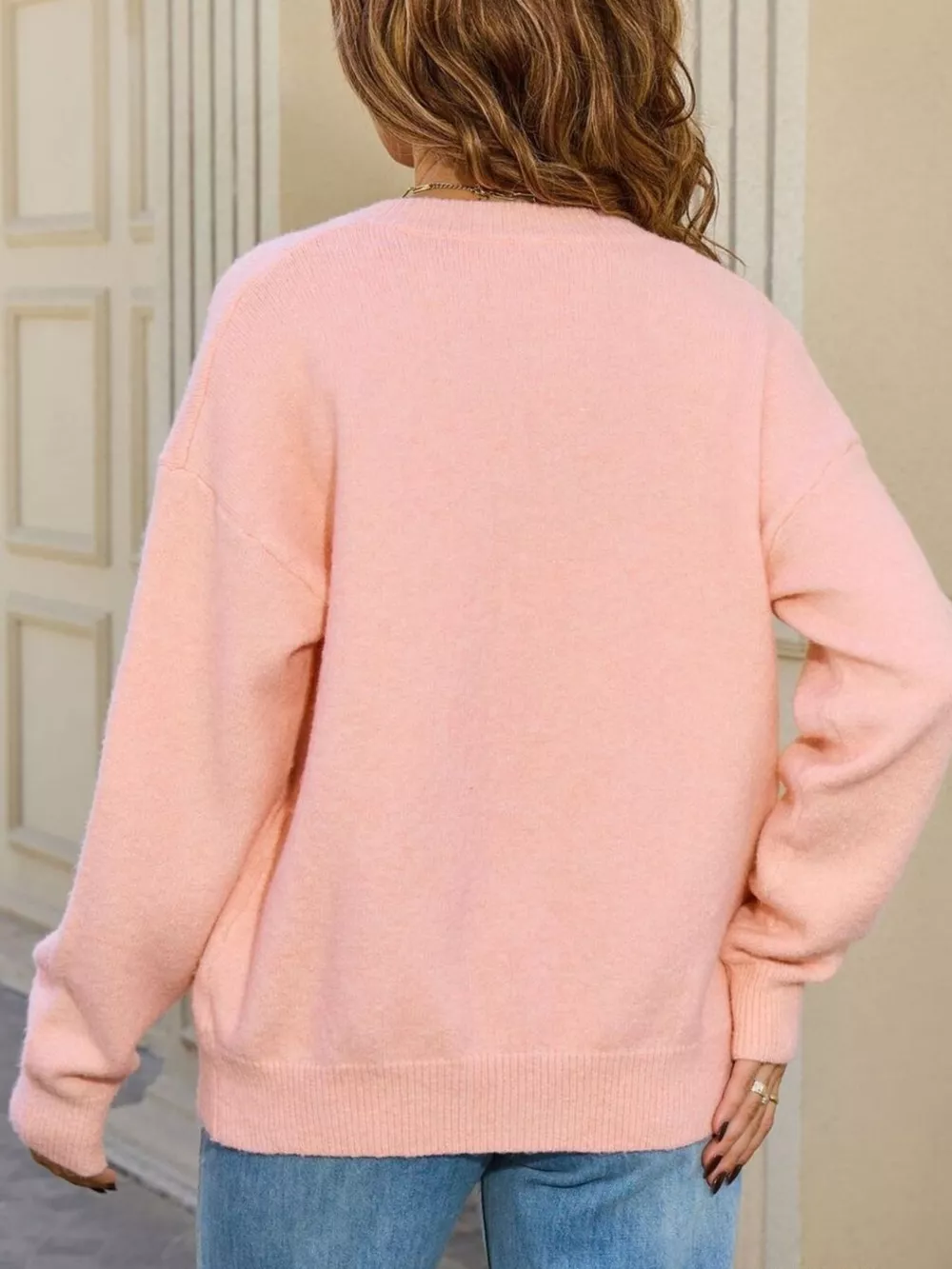 Casual Button-Down Knit Cardigan, image 19