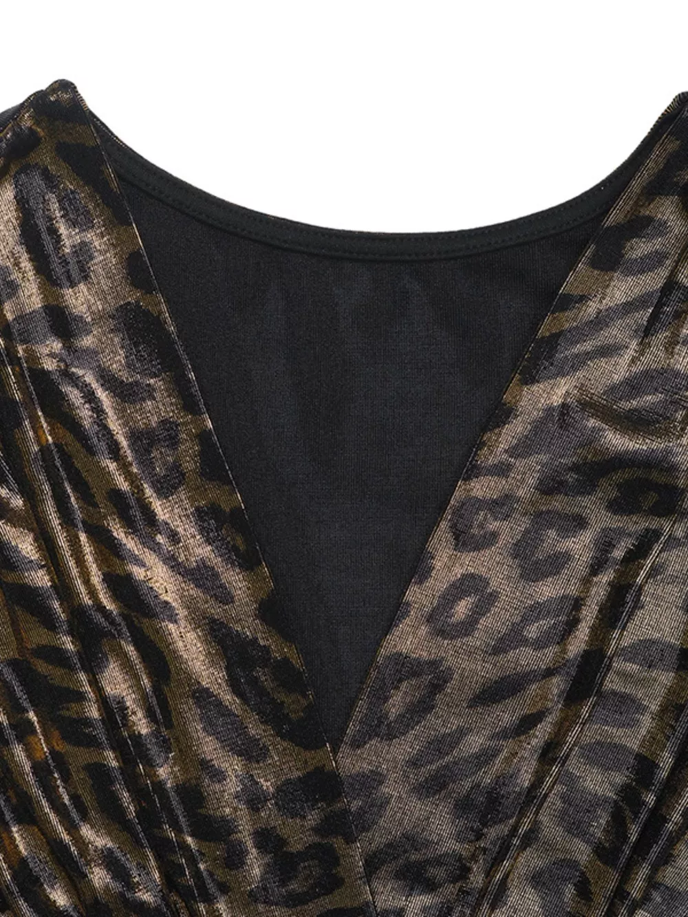 Slit Surplice Long Sleeve Dress, image 7