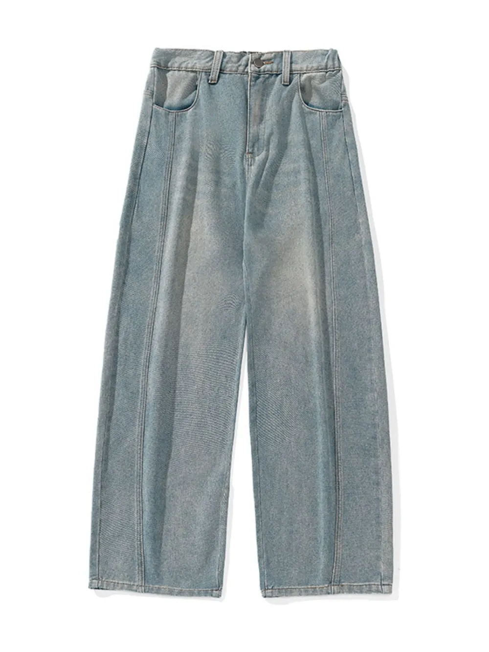 Men's Plus Size Wide Leg Jeans, image 7