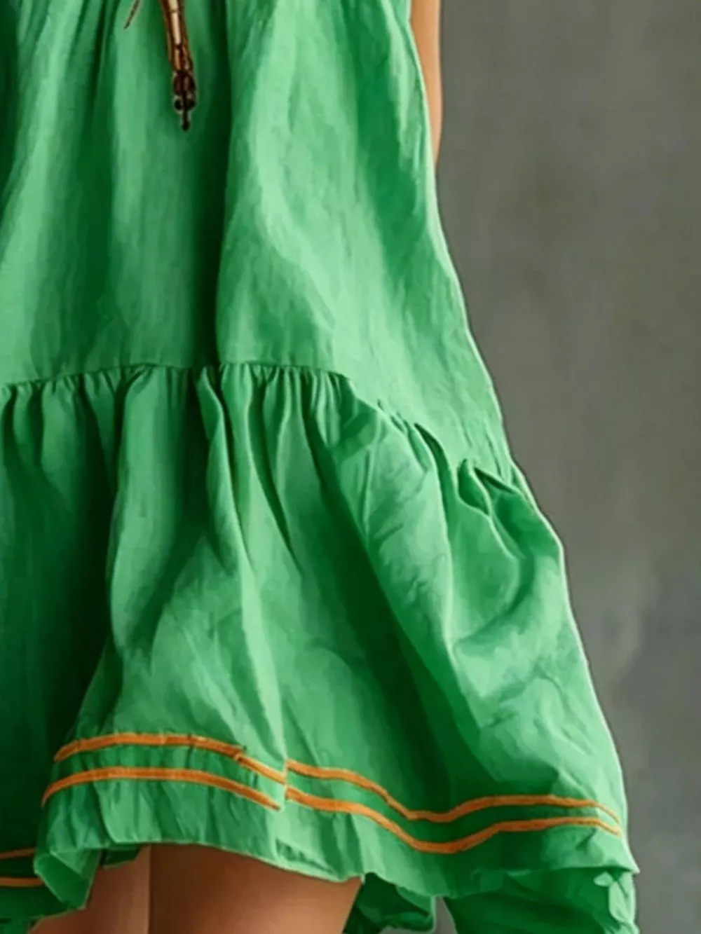 Full Size Sleeveless Tiered Mini Dress Plus Size, image 6