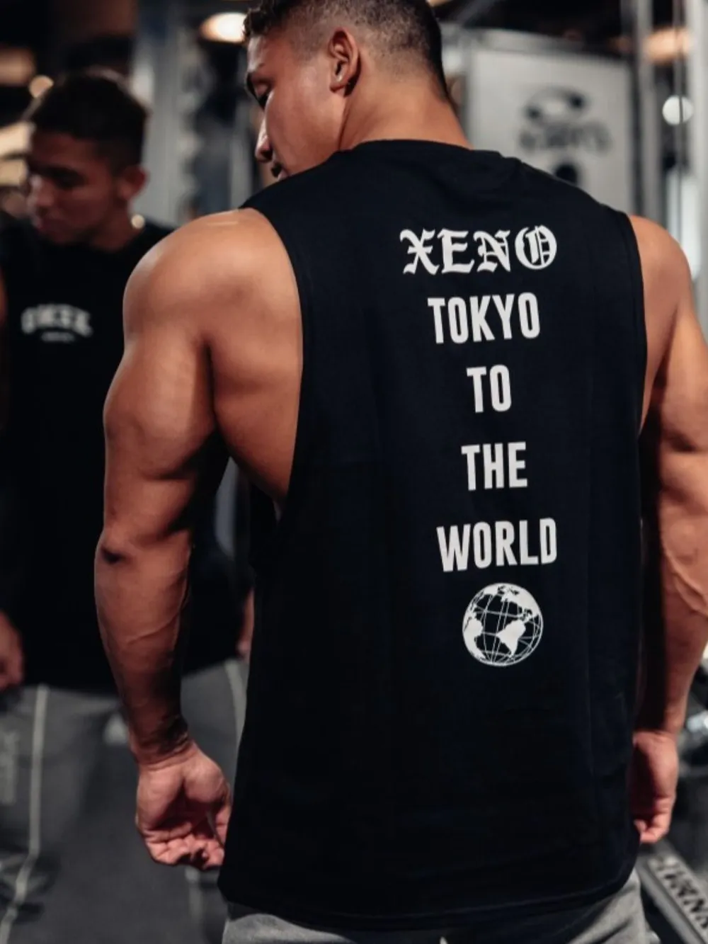 Men's Plus Size Round Neck Tank, image 2