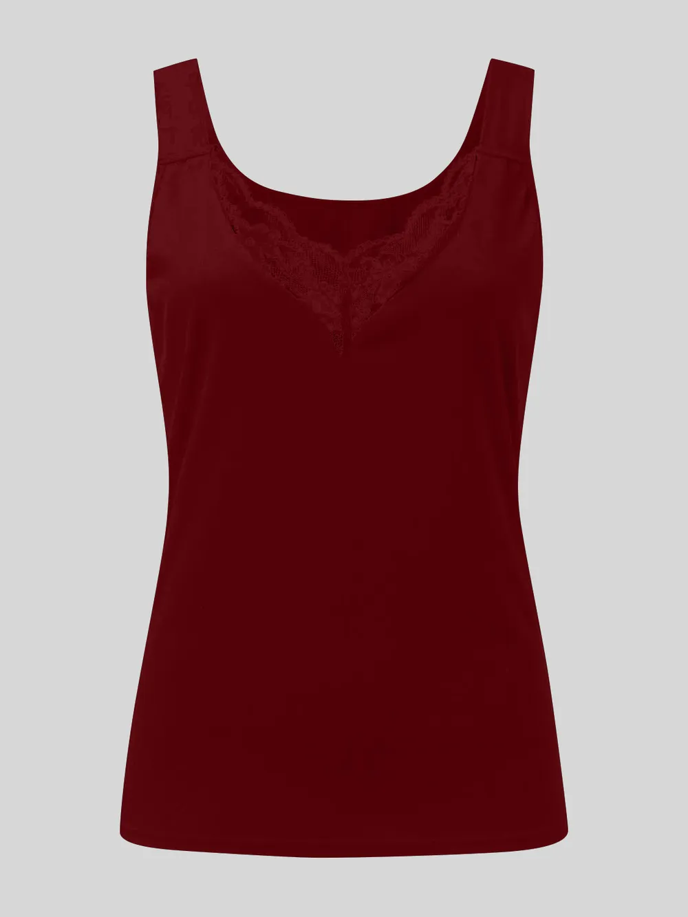 Full Size Lace Detail Sweetheart Neck Tank, image 15