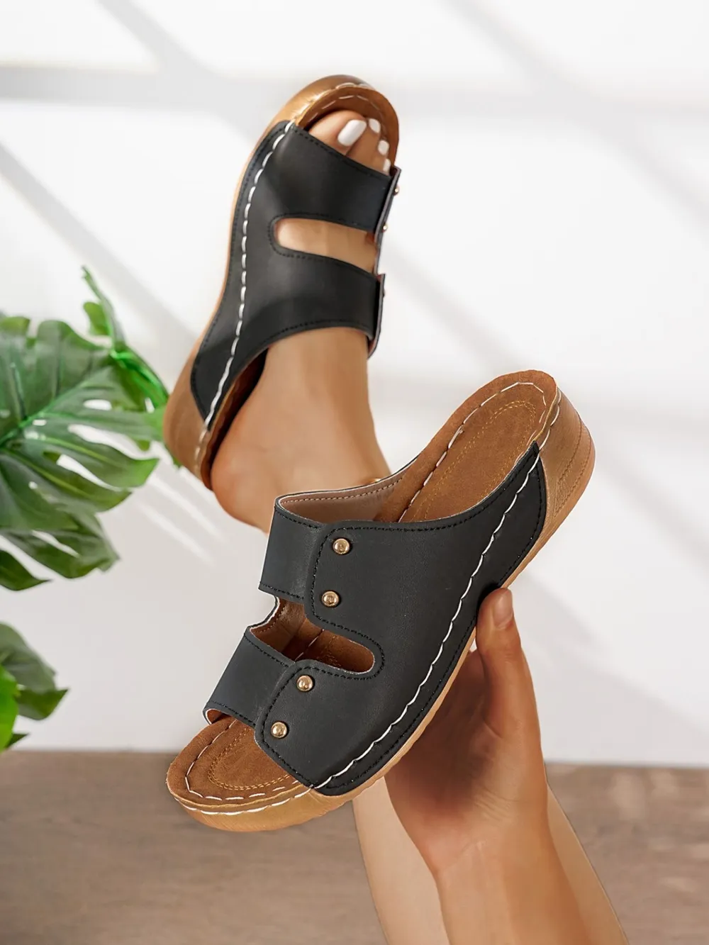 Open Toe Wedge Sandals, image 13