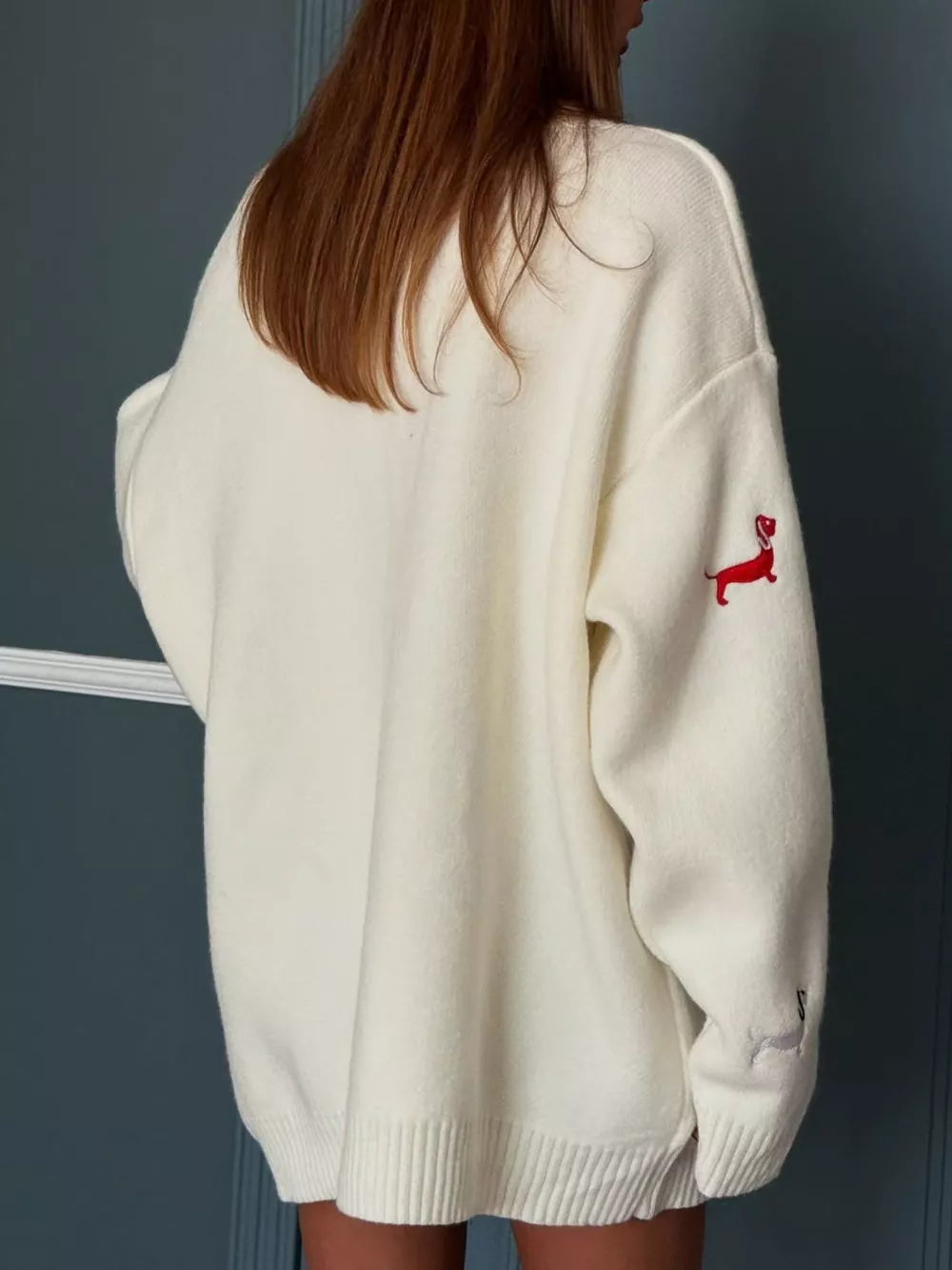 Embroidered Button Up Cardigan, image 14