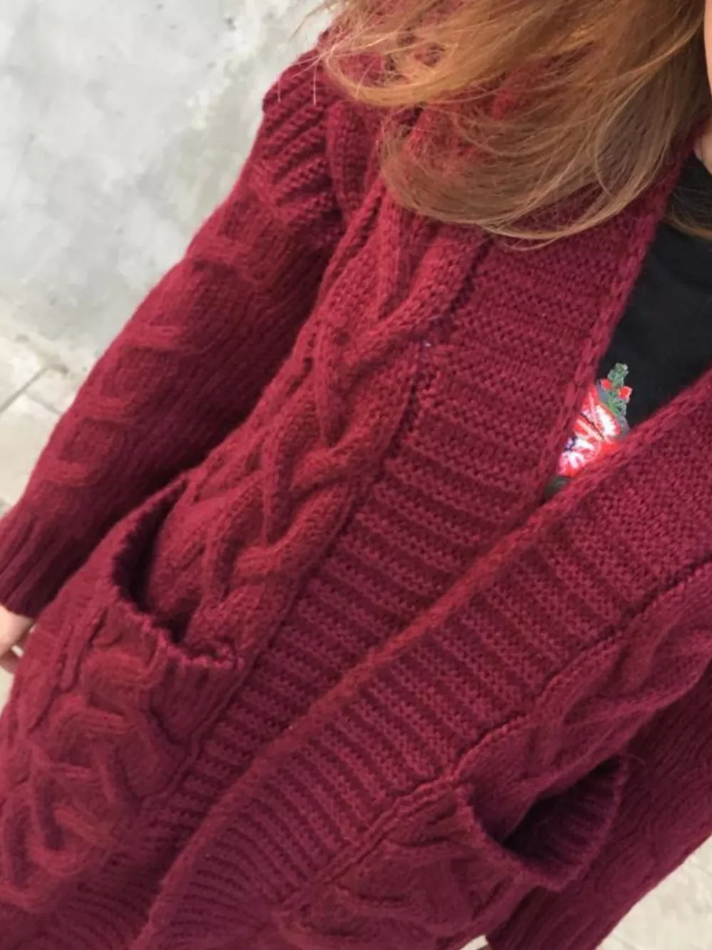 Chunky Knit Open Front Cardigan, image 15