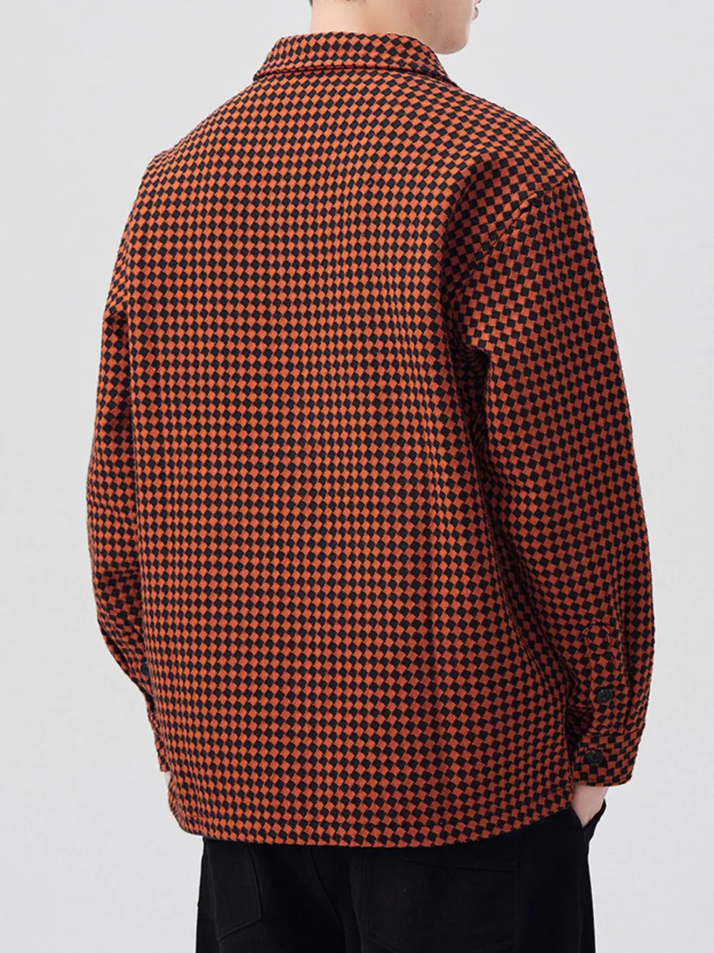 Men's Plus Size Button Up Long Sleeve Shirt, image 6