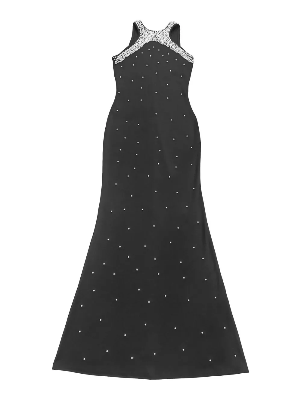 Pearl Detail Sleeveless Maxi Dress, image 7