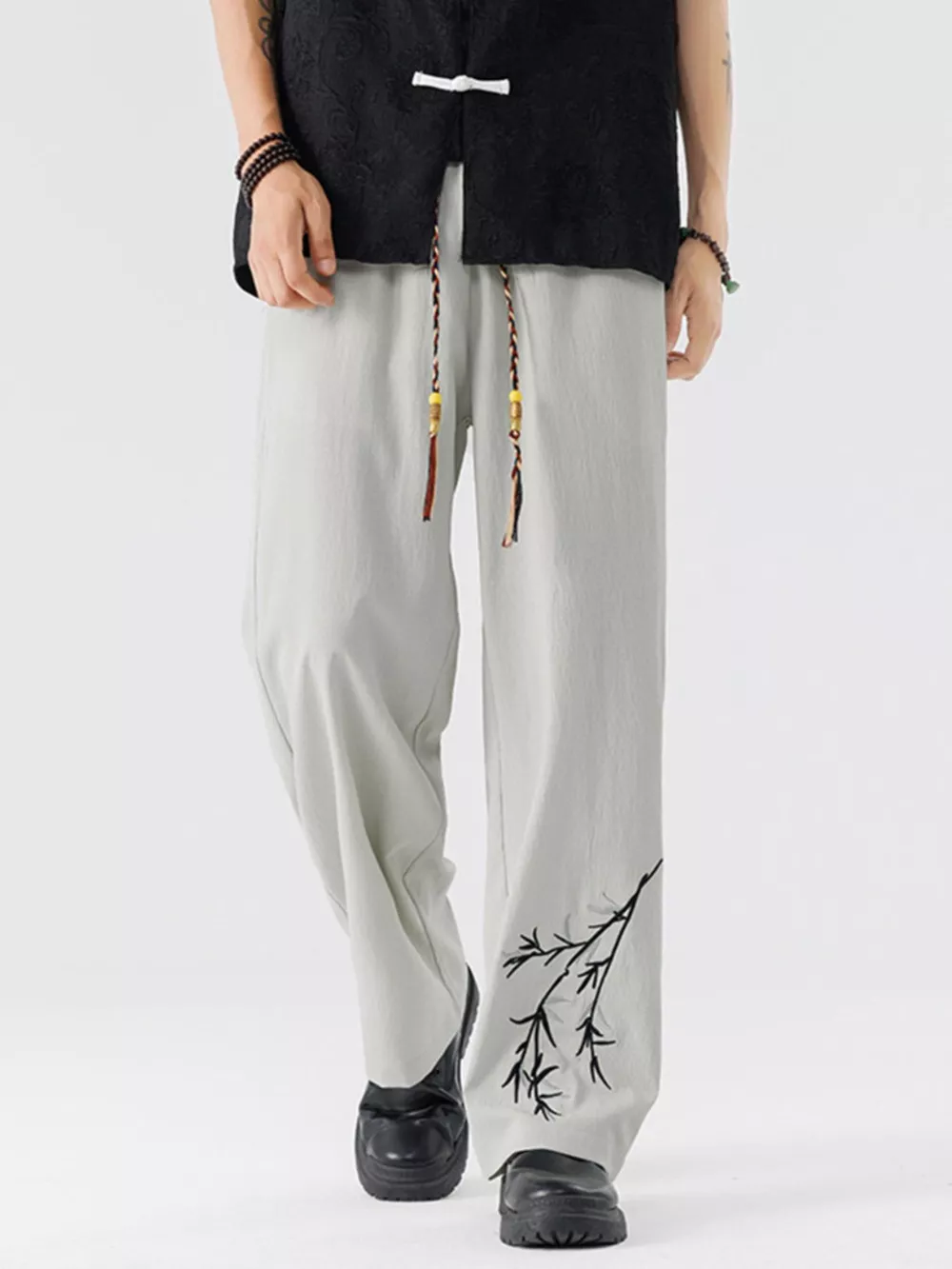 Men's Full Size Wide Leg Pants Plus Size, image 9