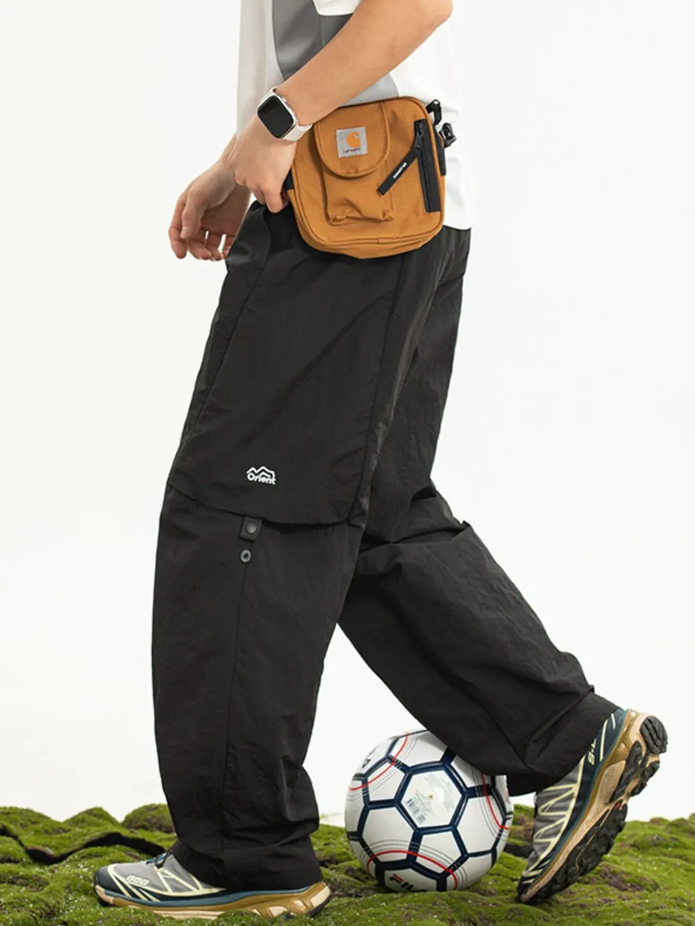 Men's Plus Size Drawstring Pants with Pockets, image 3