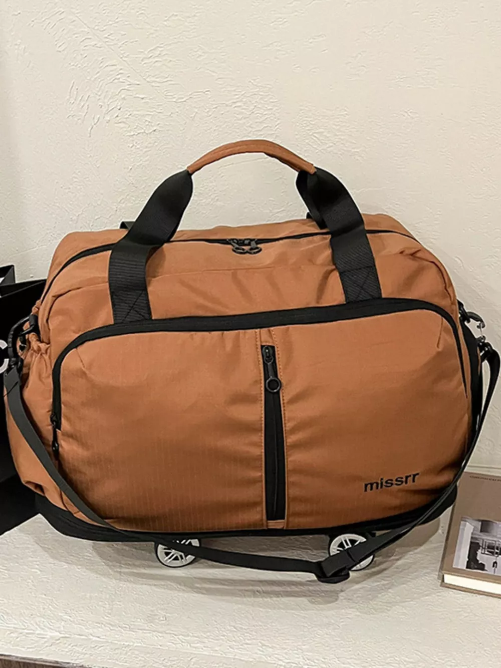 Rolling Nylon Travel Bag, image 2