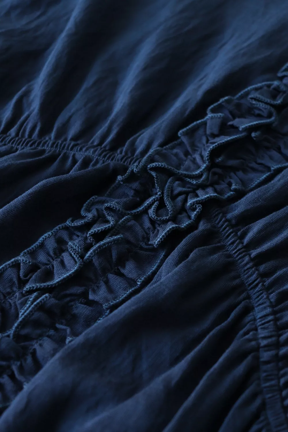 Ruffle Hem Tie Neck Blouse, image 9