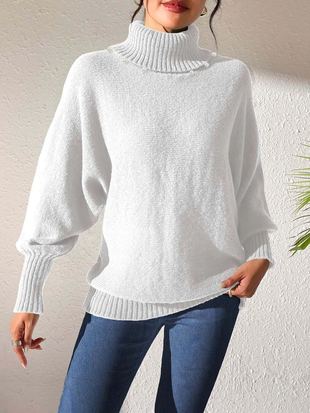 Turtleneck Long Sleeve Sweater, image 7