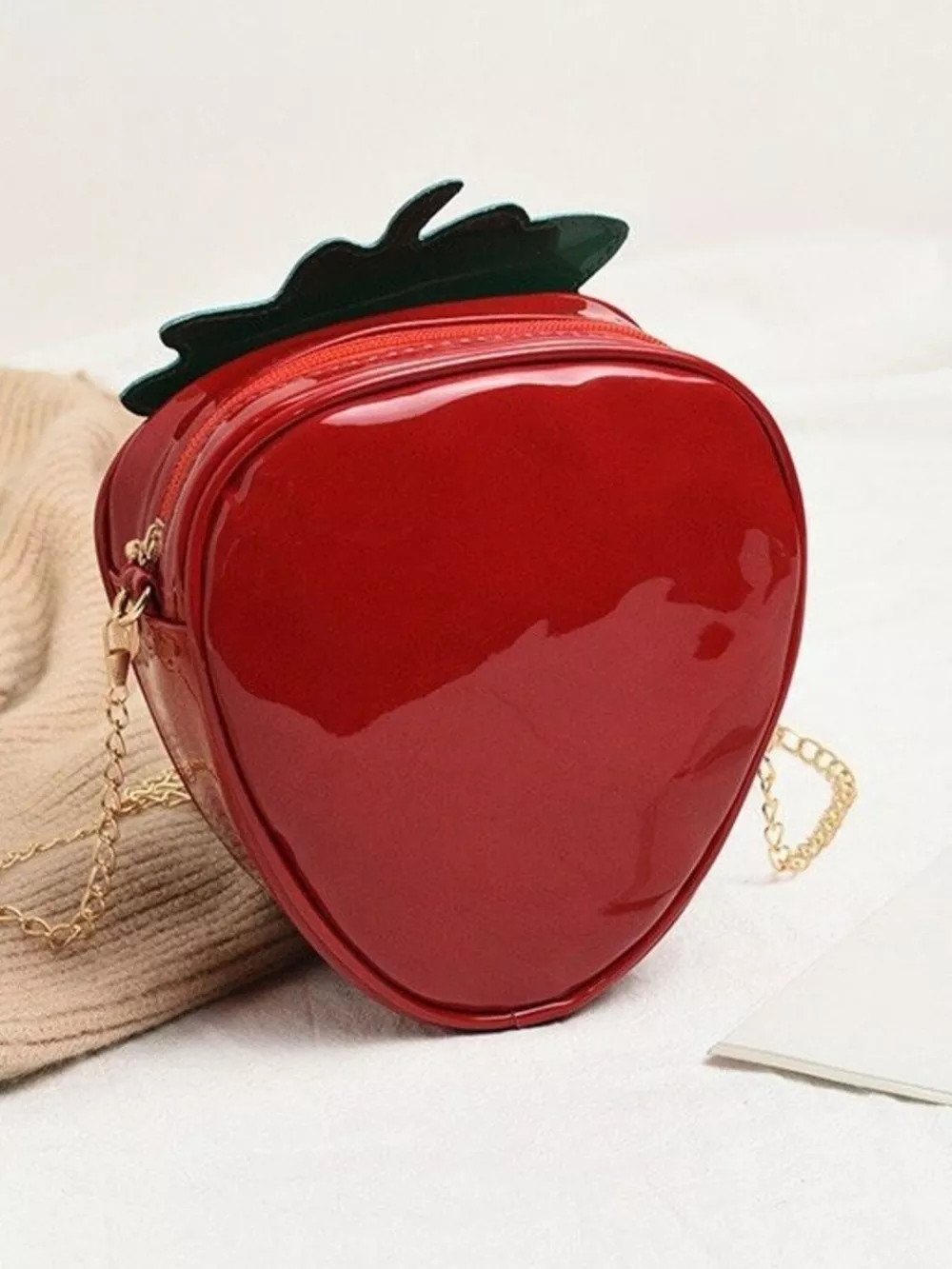 Strawberry Shaped Crossbody Bag, image 7