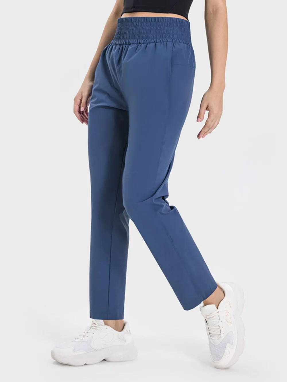 Pocketed High Waist Active Pants, image 3