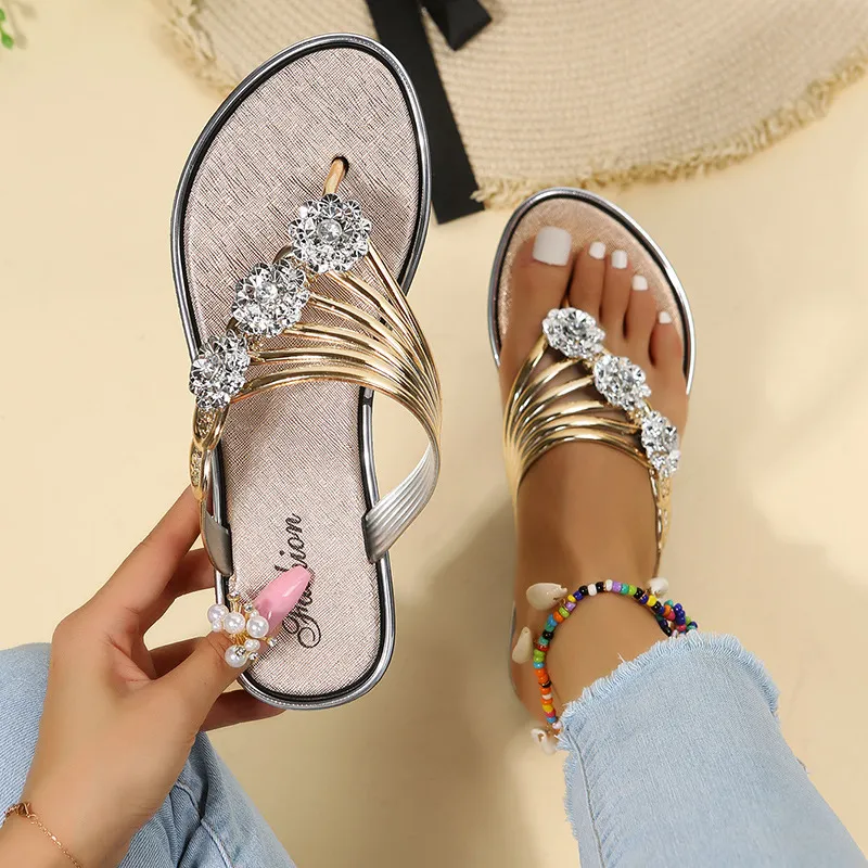 Toe Post Flats Sandals, image 5