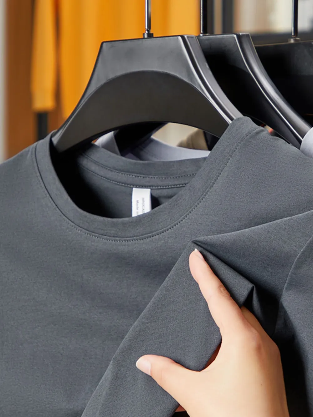 Men's Plus Size Round Neck Short Sleeve T-Shirt, image 13
