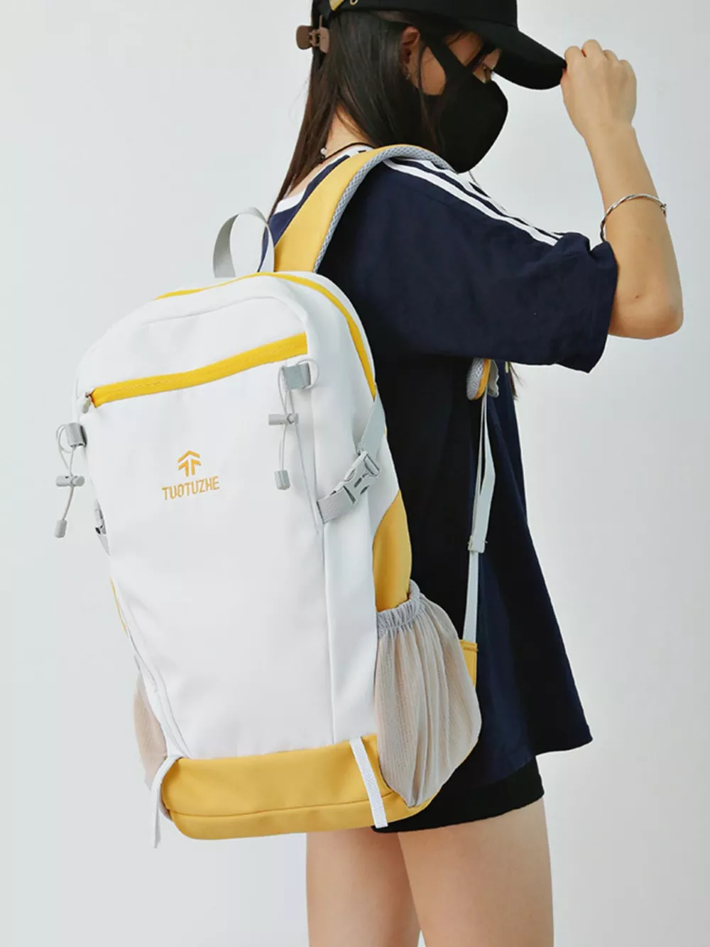 Lightweight Nylon Backpack Bag, image 2