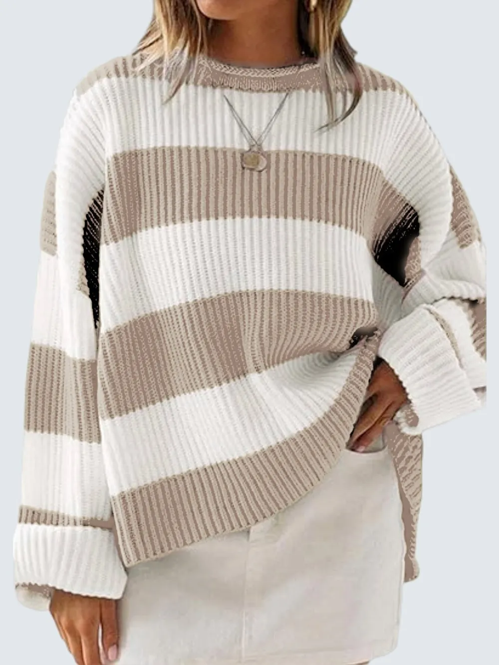 Round Neck Long Sleeve Sweater, image 29