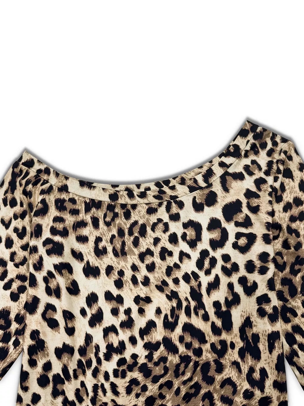 Leopard Print One-Shoulder Top and Pants Set, image 8