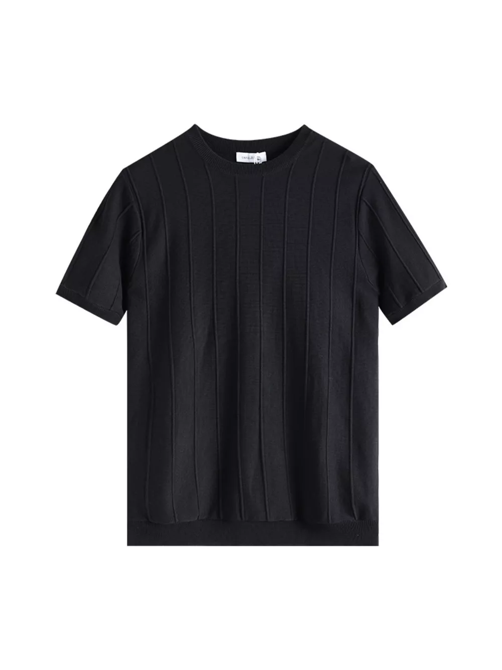 Men's Plus Size Textured Short Sleeve T-Shirt, image 3