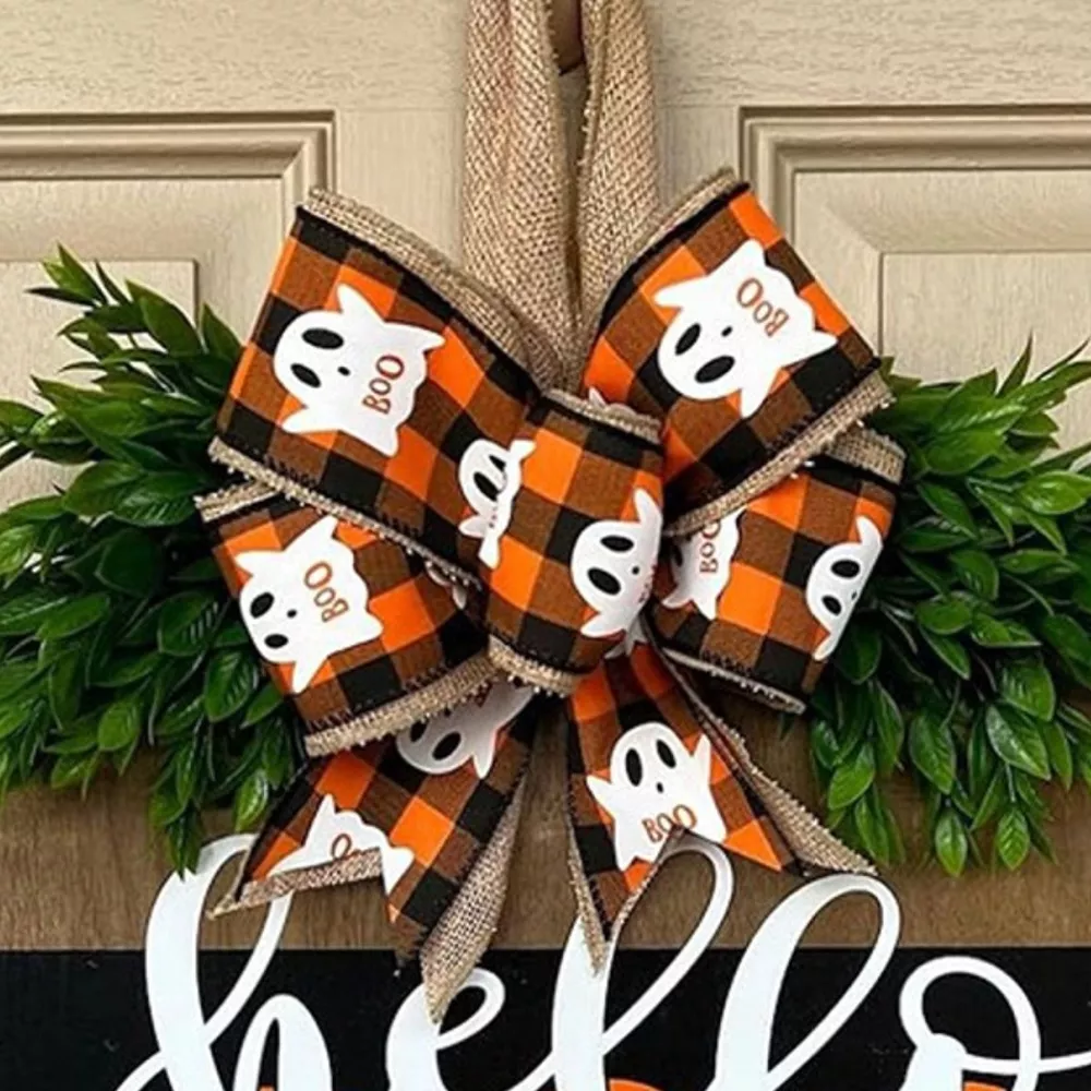 Hello BOO Halloween Decorative Wooden Door Hanger, image 4