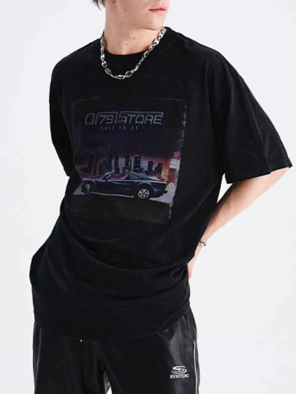 Men's Graphic Round Neck Short Sleeve T-Shirt, image 3