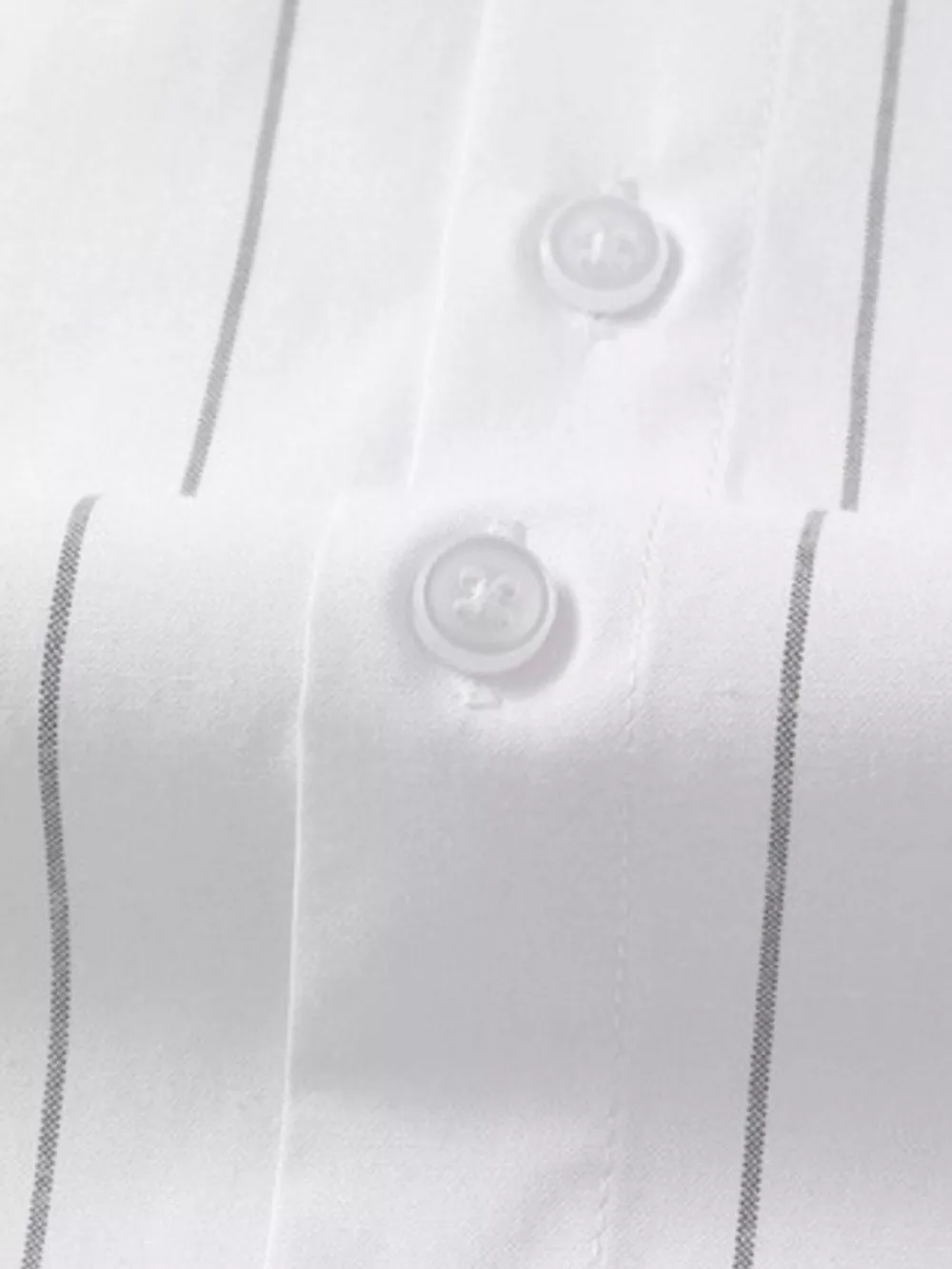 Men's Plus Size Striped Button-Down Shirt, image 5