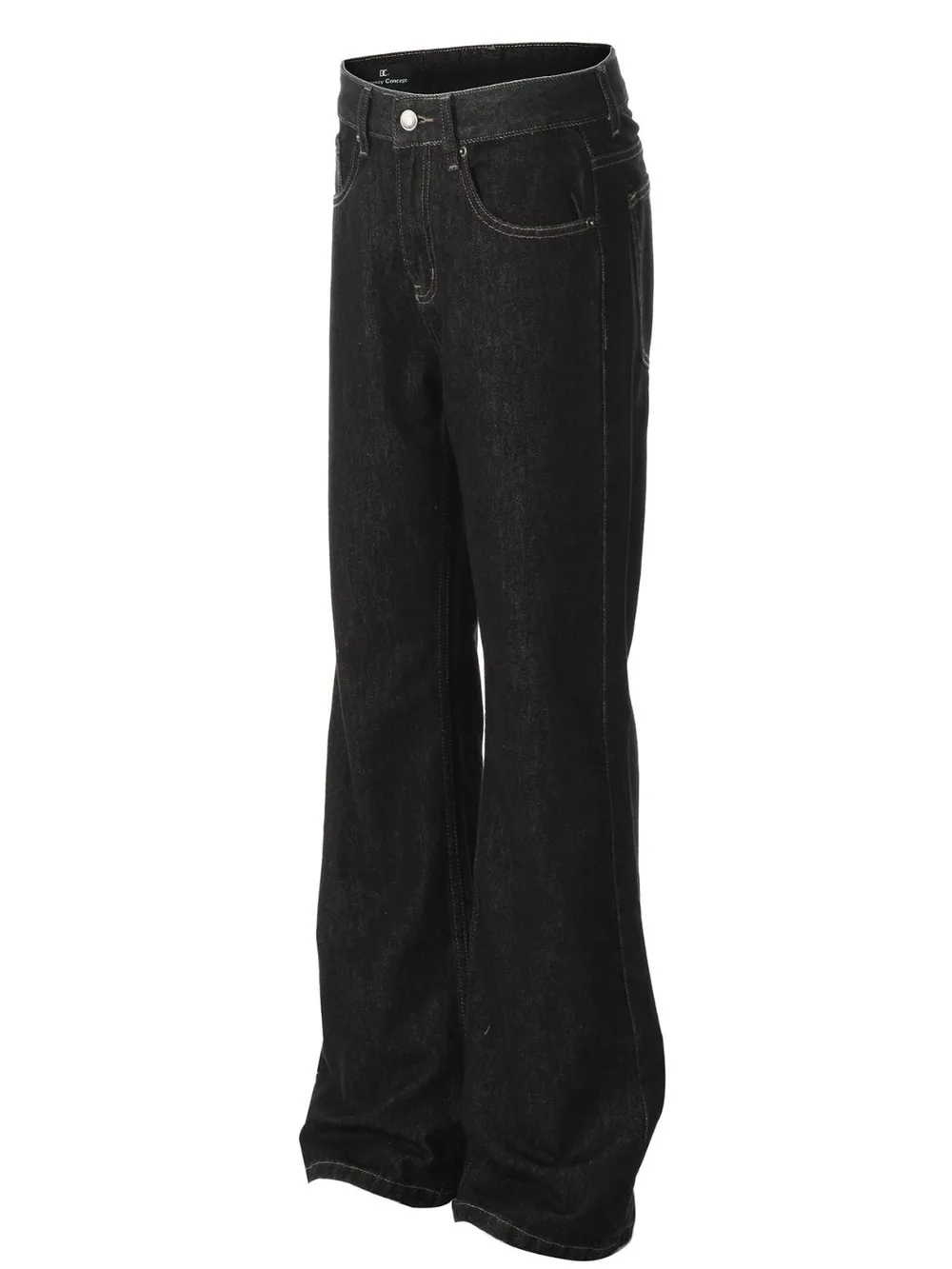 Men's Wash Straight Leg Jeans, image 3