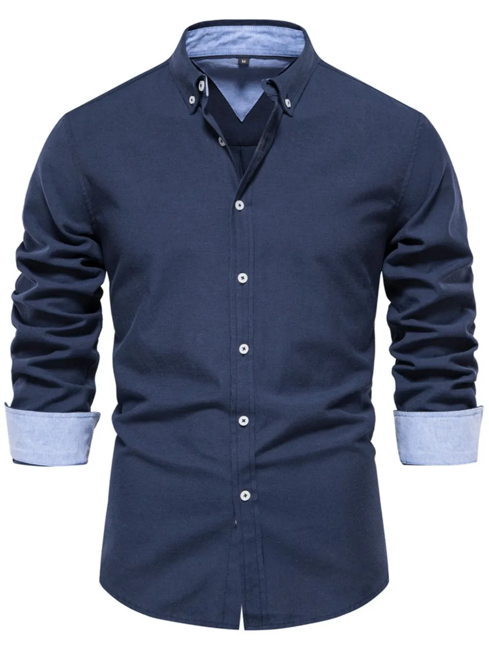 Men's Button Down Collared Neck Shirt, image 2