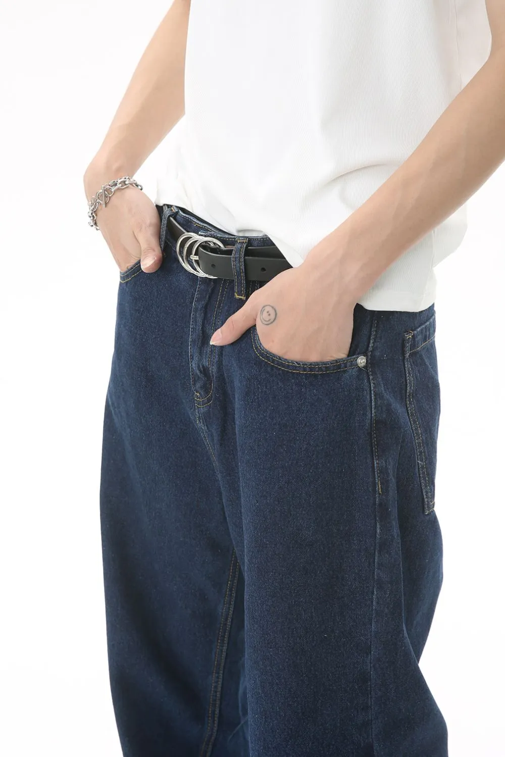 Men's Mid Rise Straight Leg Jeans, image 4