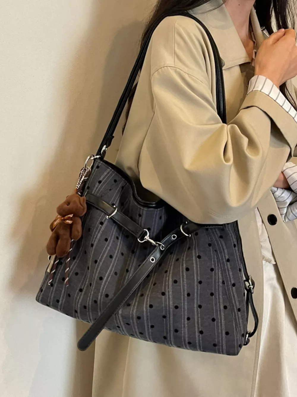 Polka Dot Shoulder Bag, image 16