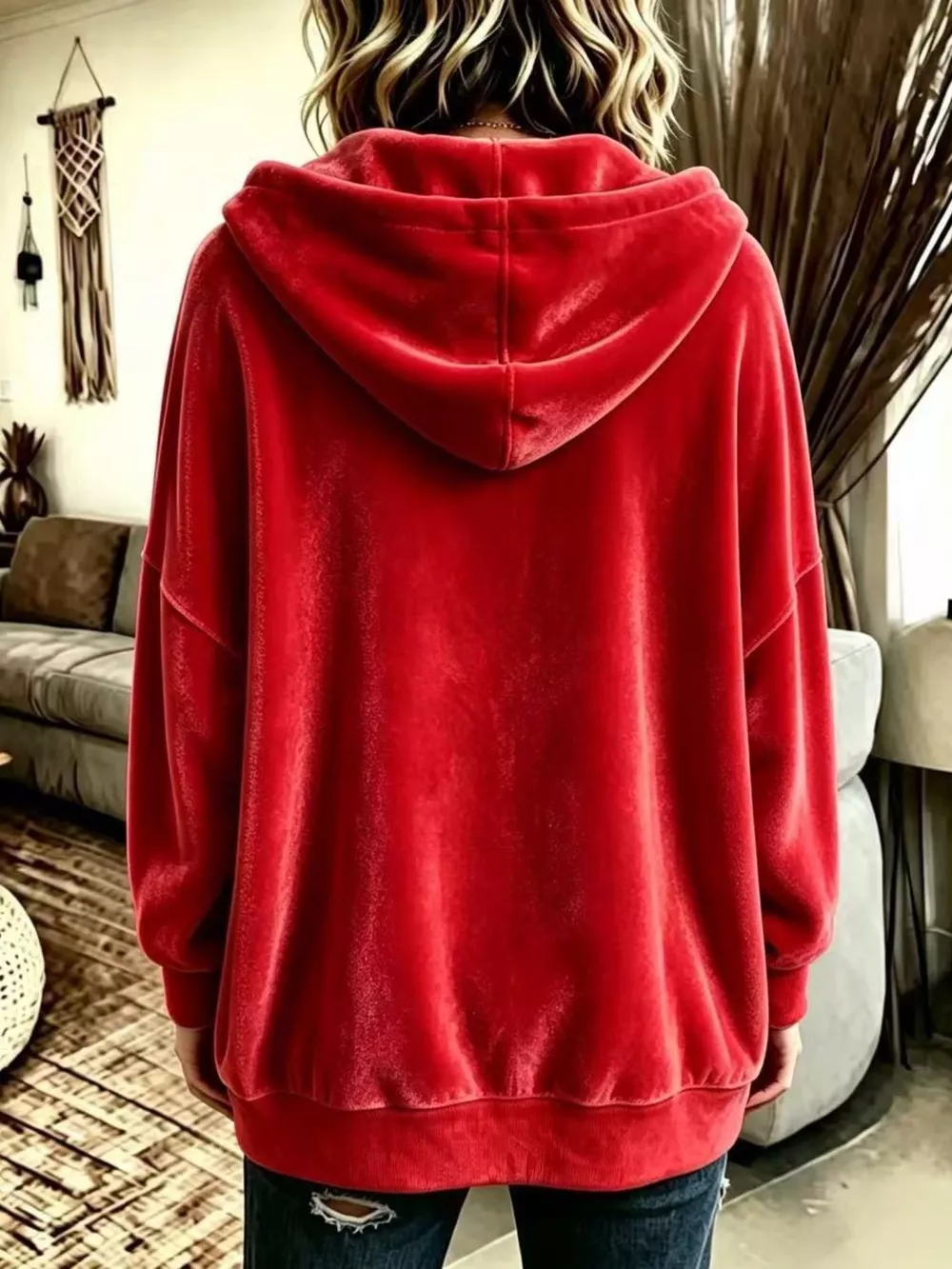 Full Size Casual Button-Down Hooded Outerwear Plus Size, image 20