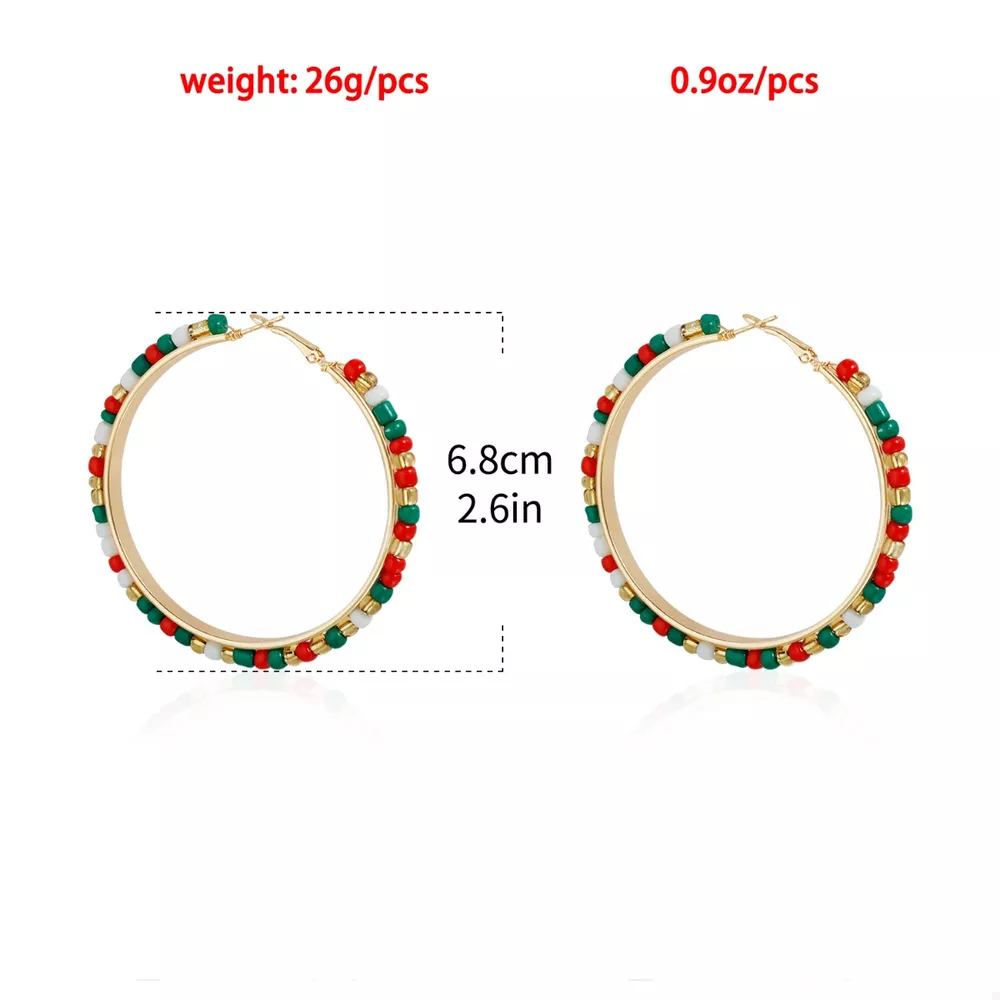 18K Gold-Plated Hoop Earrings, image 8