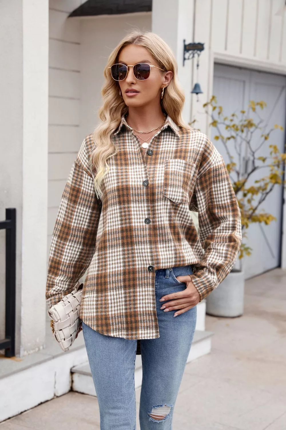 Casual Plaid Long Sleeve Shirt, image 20