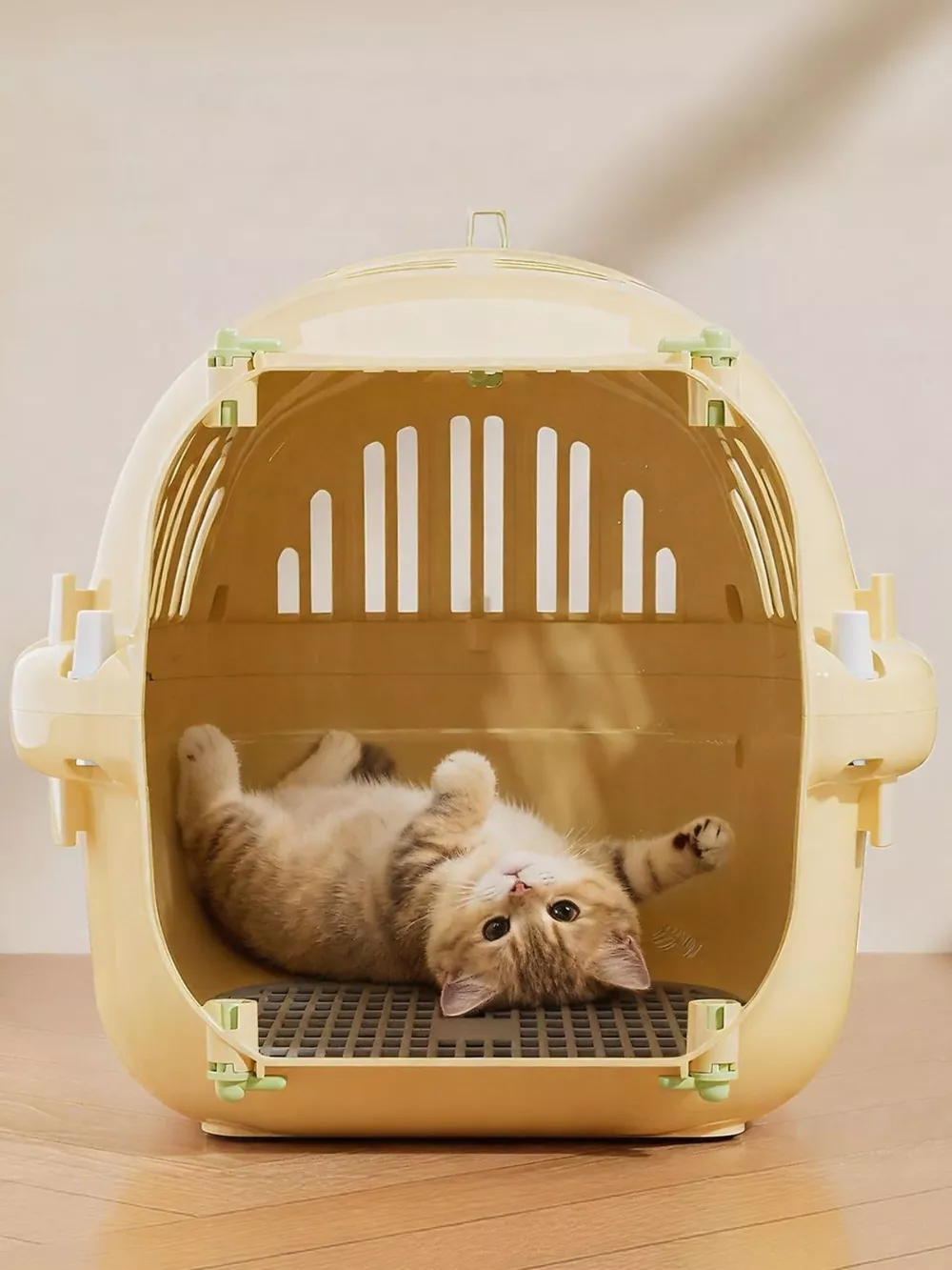 Portable Ventilated Pet Carrier Travel Cage, image 3