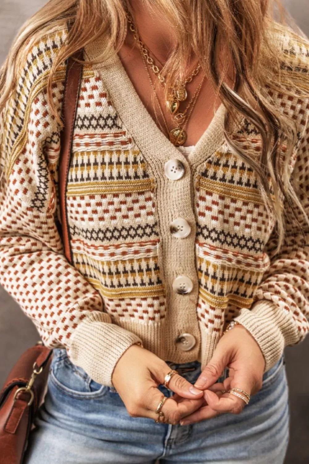 Button Down Long Sleeve Cardigan, image 2