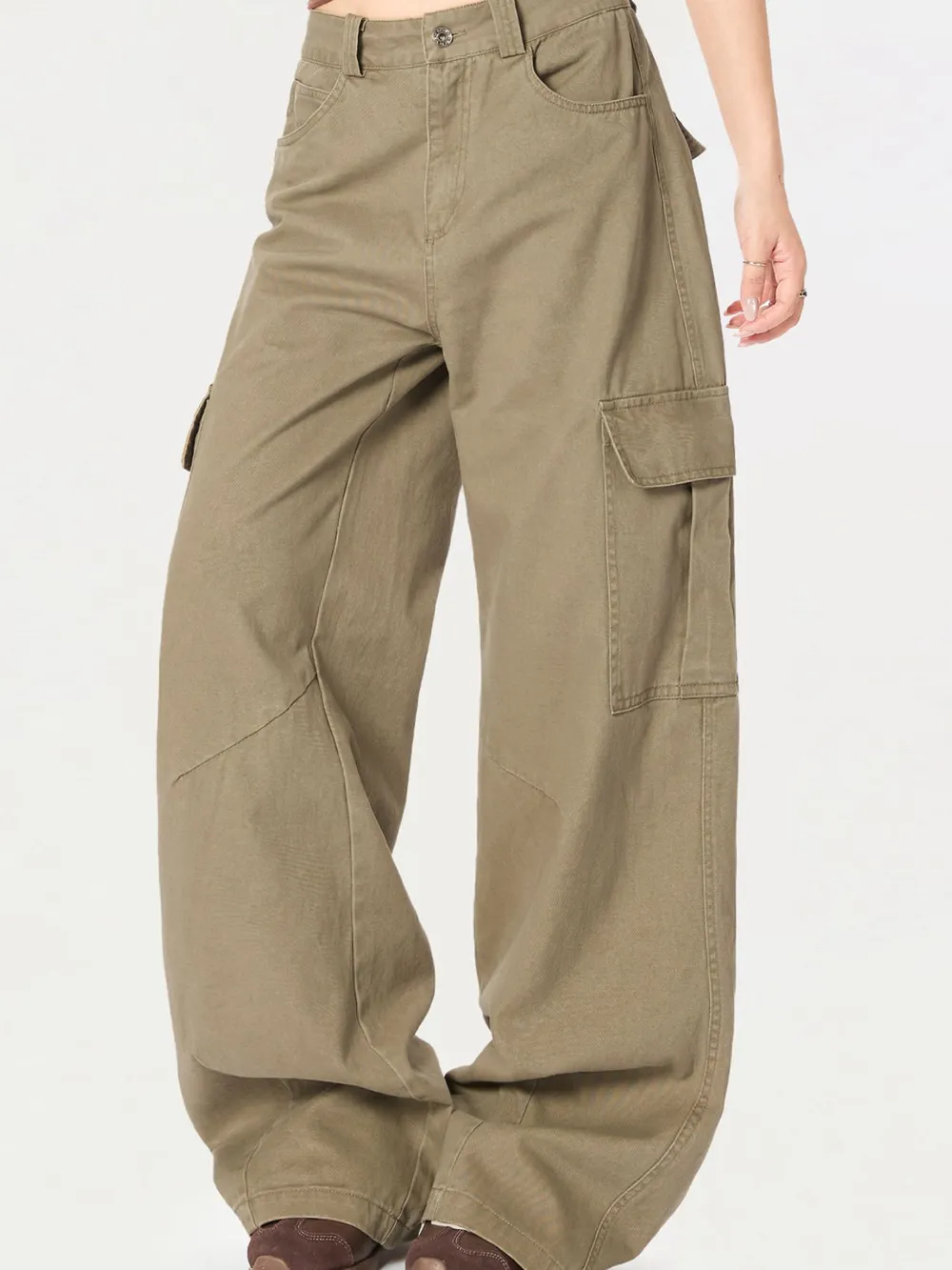 Men's Cargo Wide Leg Utility Pants, image 5