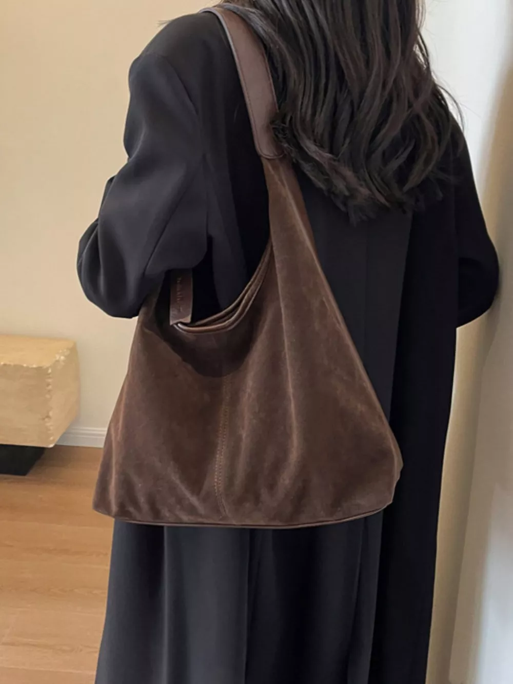 Vintage Suede Shoulder Bag, image 4