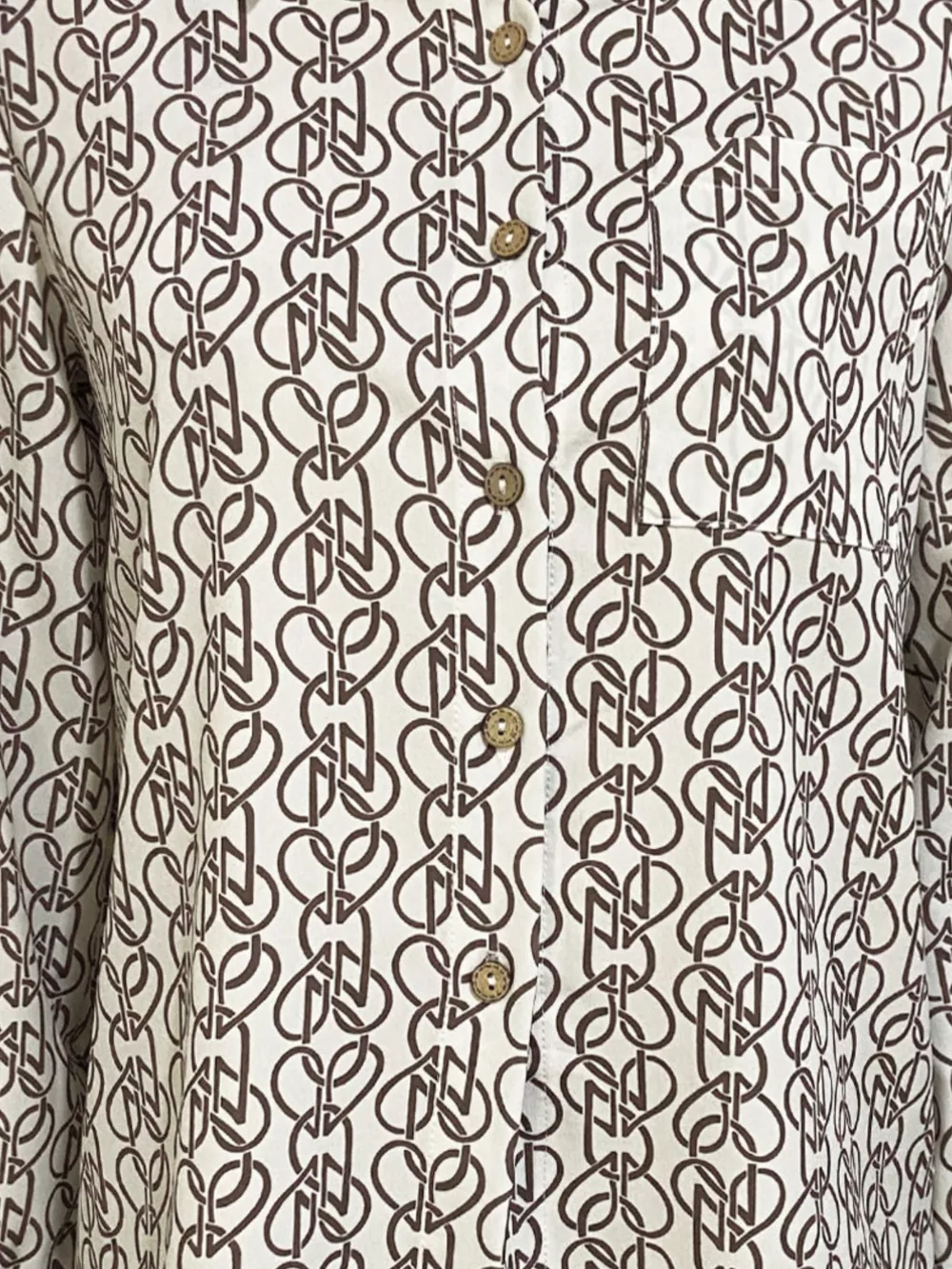 Printed Button-Down Long Sleeve Shirt, image 17